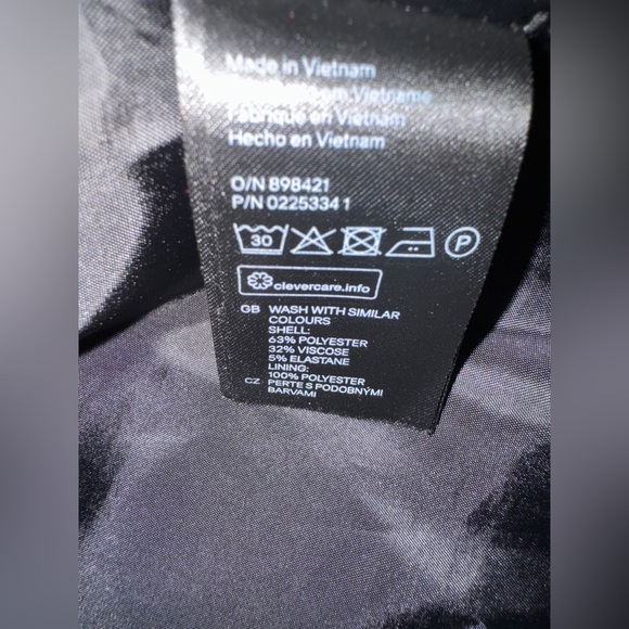 H&M Black Open Front Jacket Size Large - Picture 8 of 12